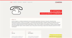Desktop Screenshot of coheron.com